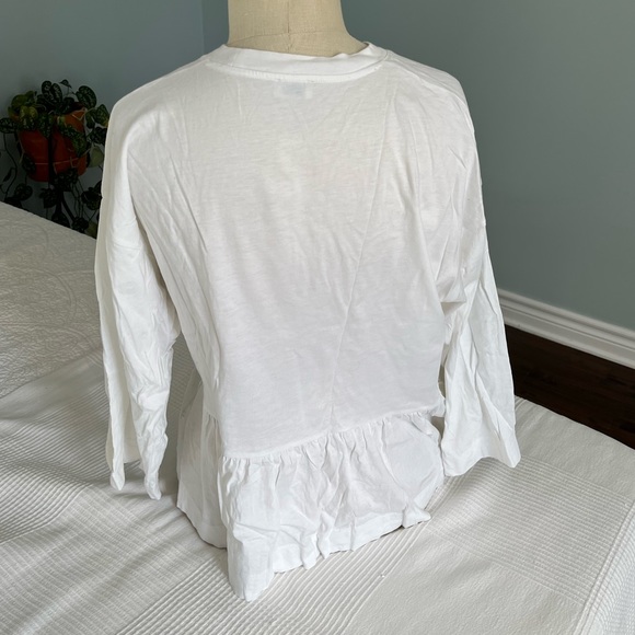 Aritzia Wilfred Baggy Peplum Top - Picture 2 of 5